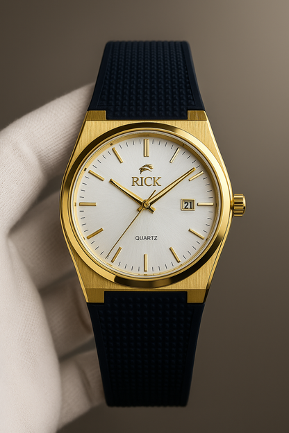 RICK Classic Silver Dial Quartz Watch