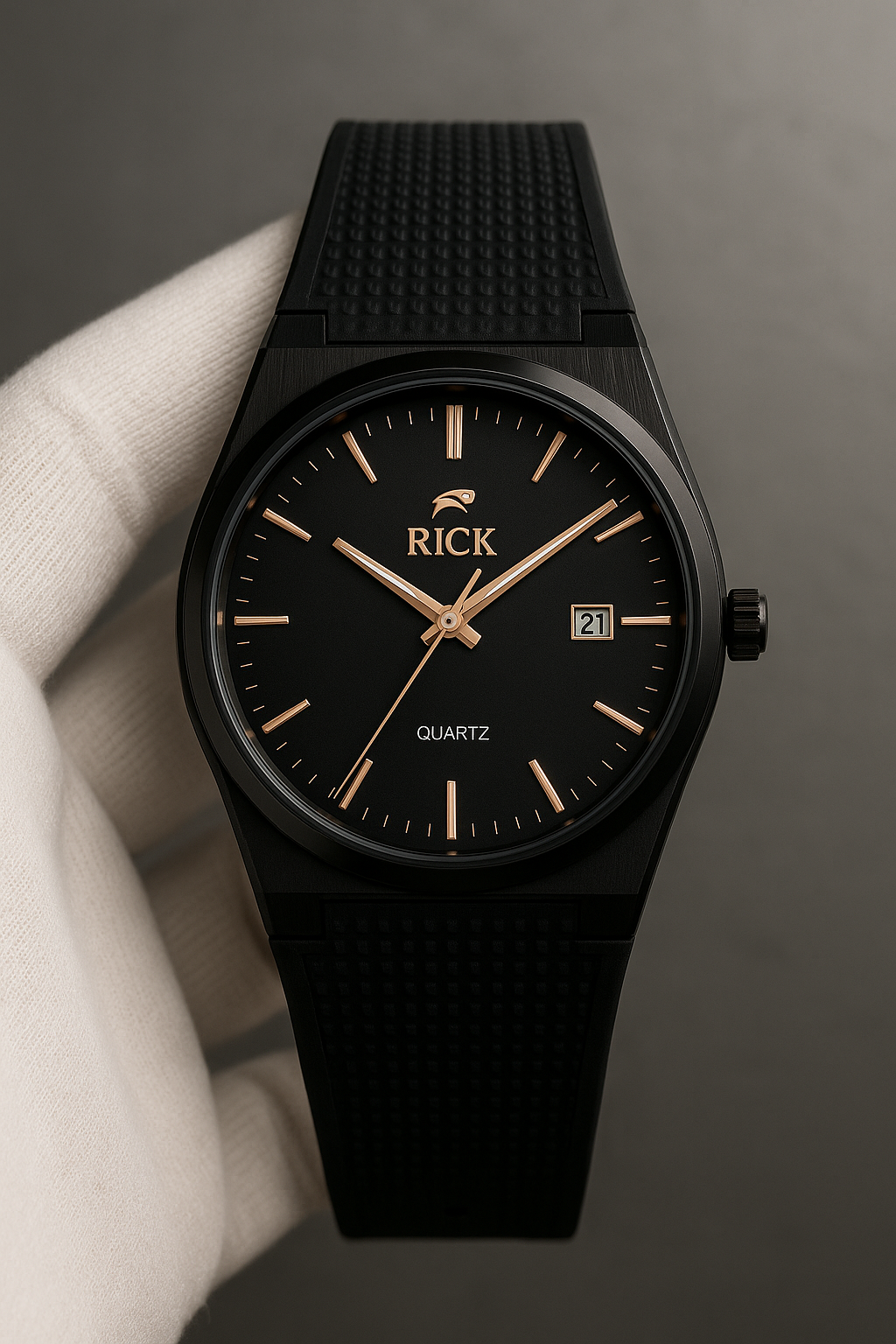 RICK Classic Silver Dial Quartz Watch