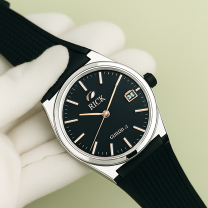 RICK Classic Silver Dial Quartz Watch