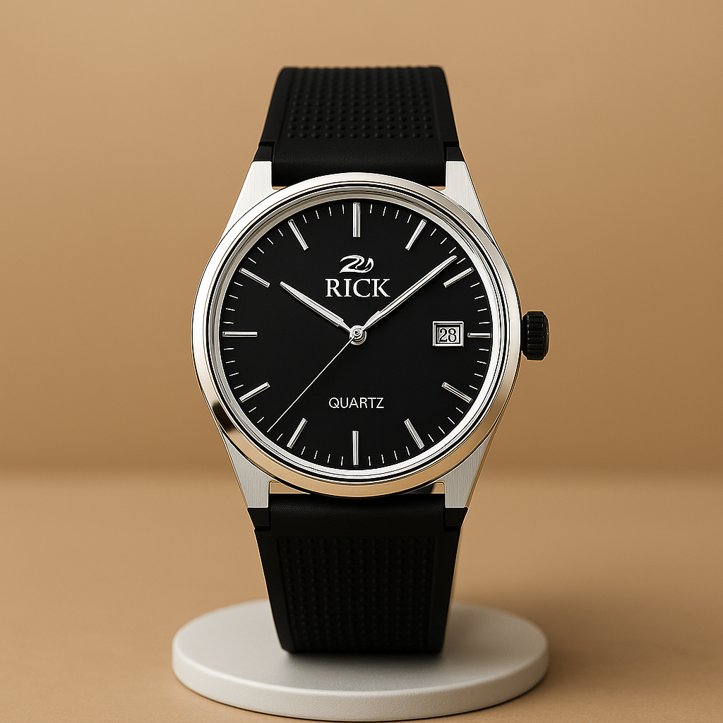RICK Classic Silver Dial Quartz Watch