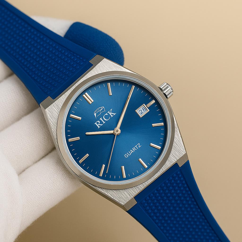 RICK Classic Silver Dial Quartz Watch